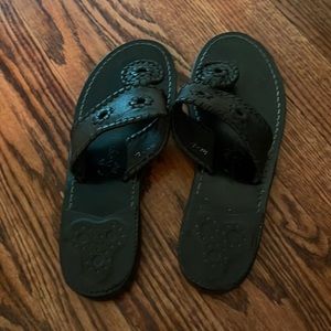 Jack Rogers Natural Jacks Flat Sandal